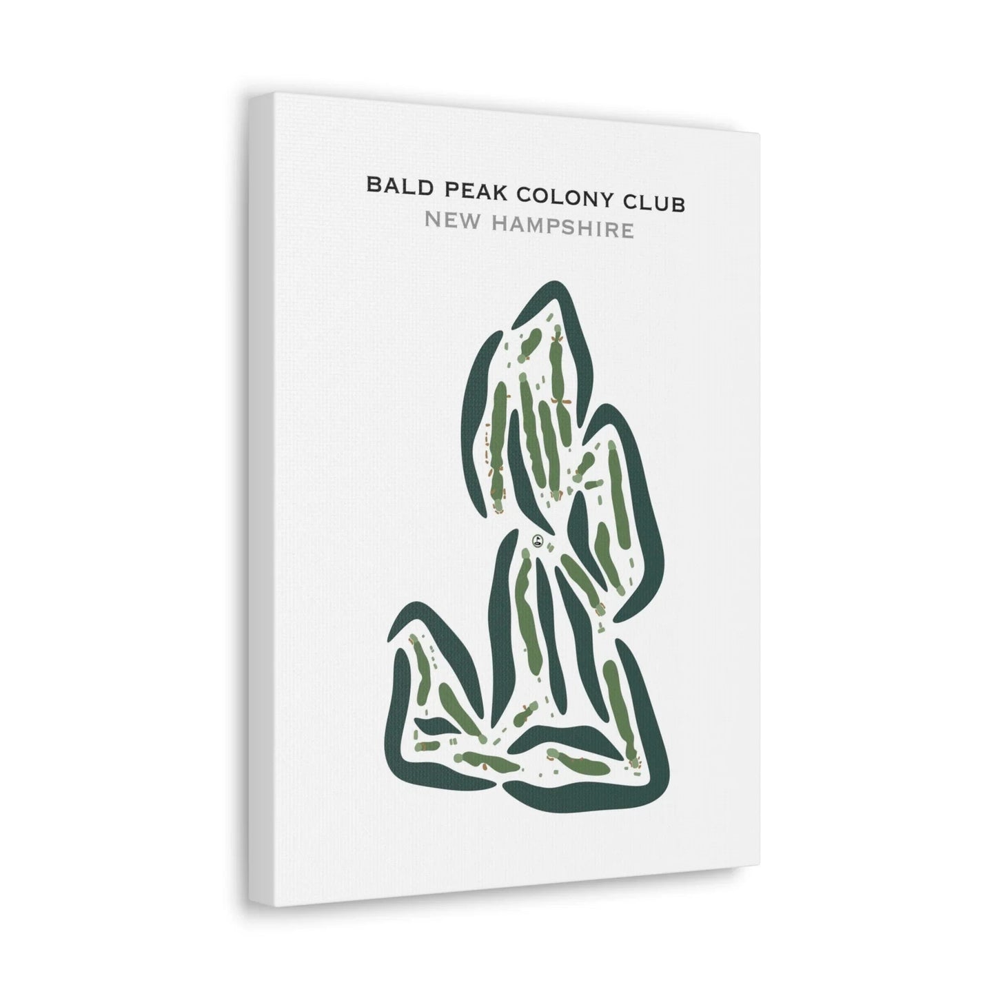 Bald Peak Colony Club, New Hampshire - Printed Golf Course