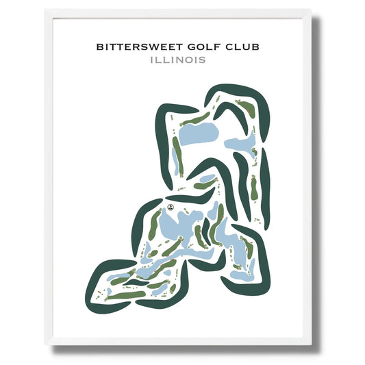 Bittersweet Golf Club, Illinois - Printed Golf Courses