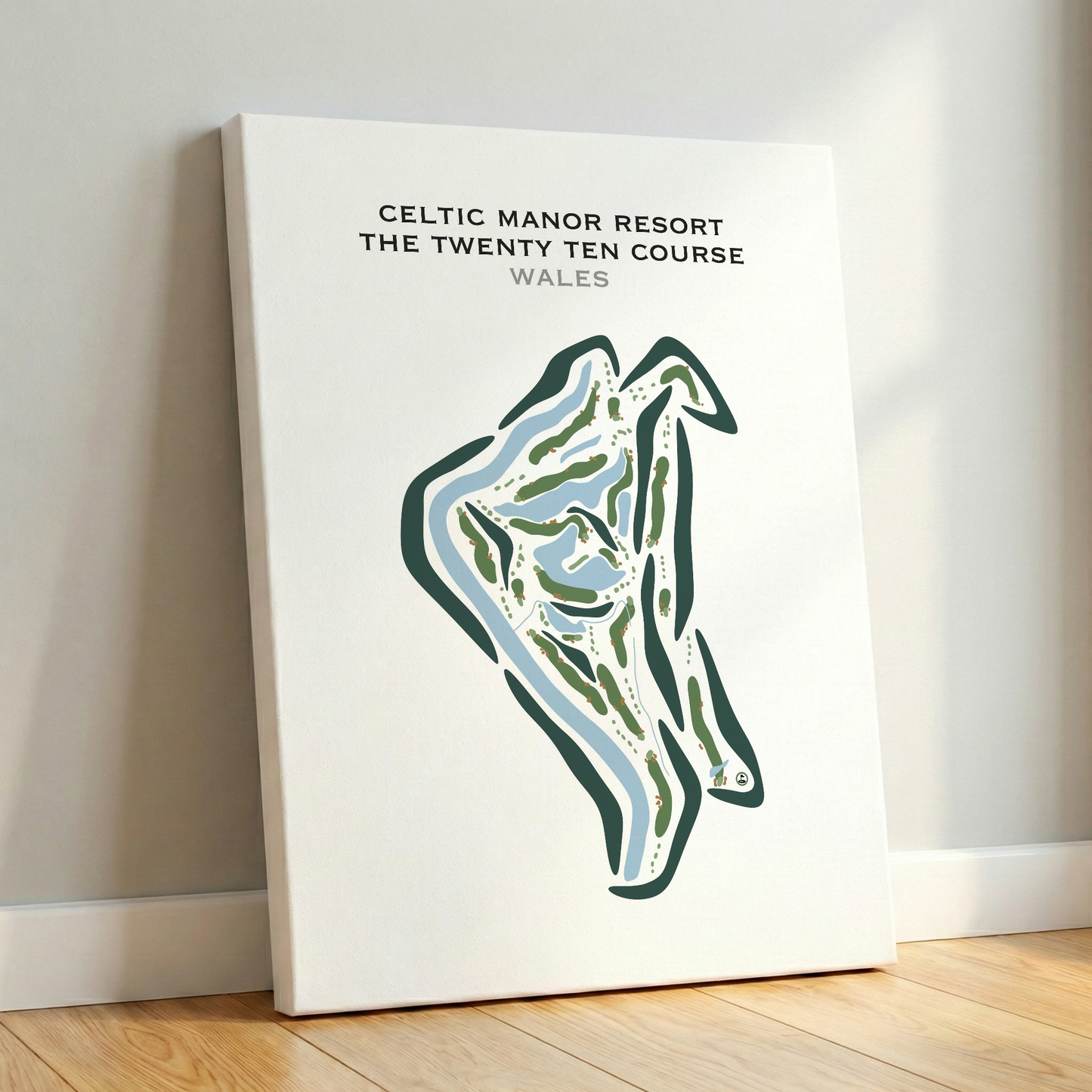 The Celtic Manor Resort - The Twenty Ten Course, Wales - Printed Golf Courses