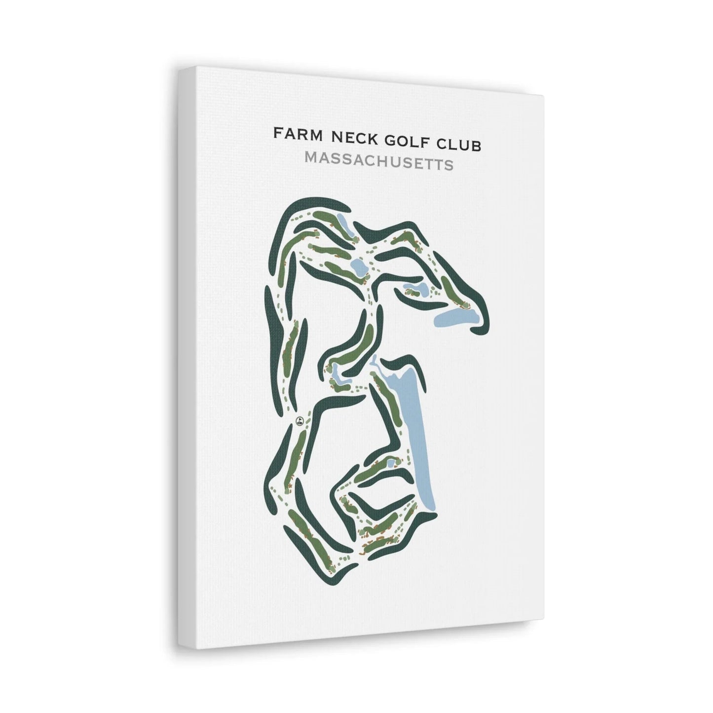 Farm Neck Golf Club, Massachusetts - Printed Golf Courses