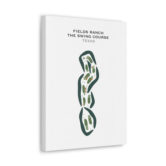 Fields Ranch - The Swing Course, Texas - Printed Golf Courses