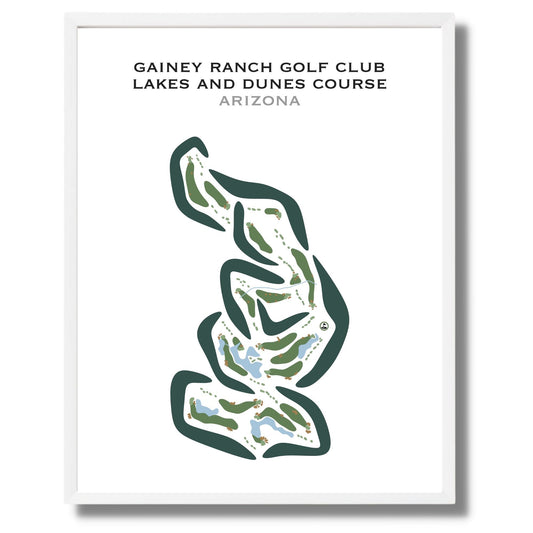 Gainey Ranch Golf Club, Arizona - Printed Golf Courses