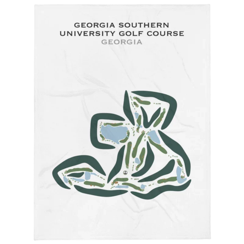 Georgia Southern University Golf Course, Georgia - Printed Golf Courses