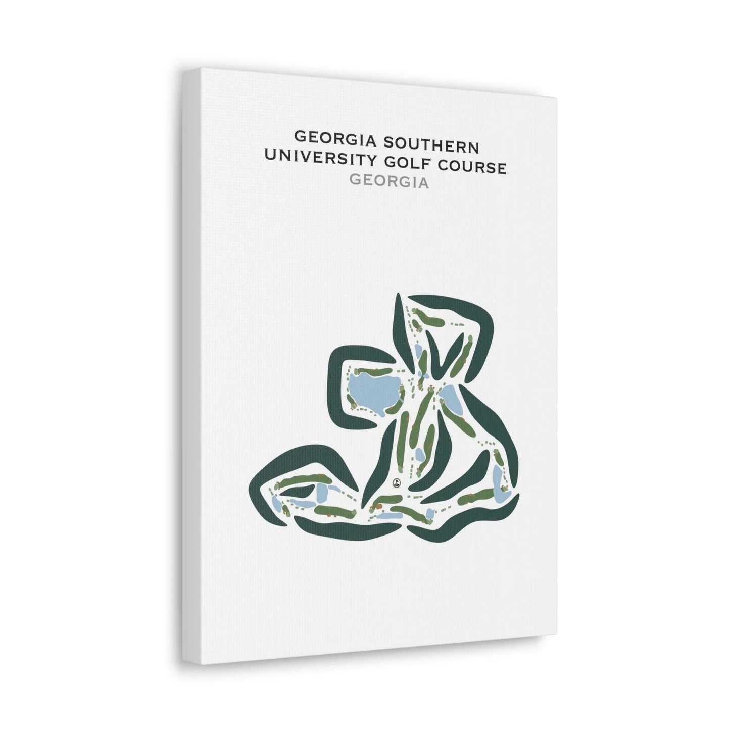 Georgia Southern University Golf Course, Georgia - Printed Golf Courses