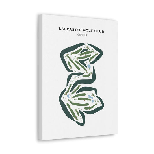 Lancaster Golf Club, Ohio (Portrait) - Printed Golf Courses