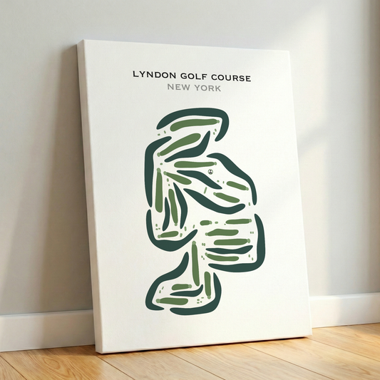 Lyndon Golf Course, New York - Printed Golf Courses
