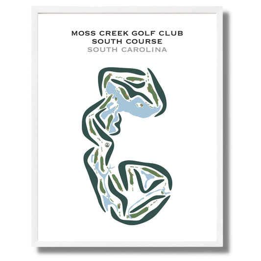 Moss Creek Golf Club - South Course, South Carolina - Printed Golf Courses
