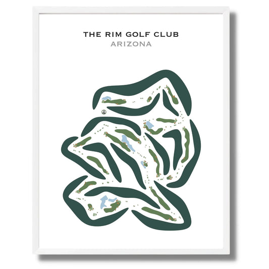 The Rim Golf Club, Arizona - Printed Golf Courses