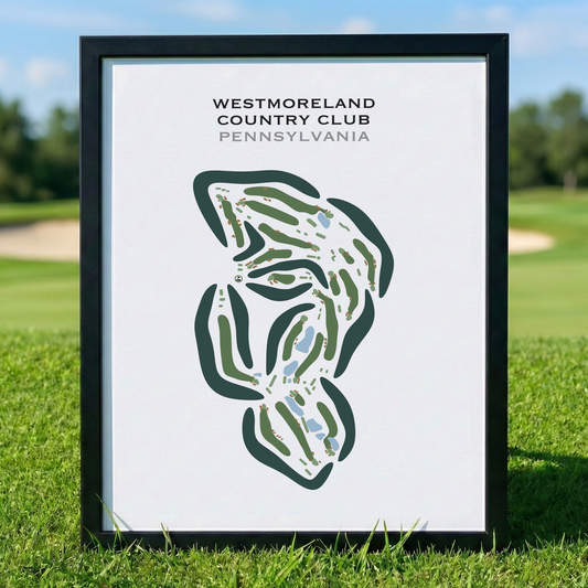 Westmoreland Country Club, Pennsylvania - Printed Golf Courses