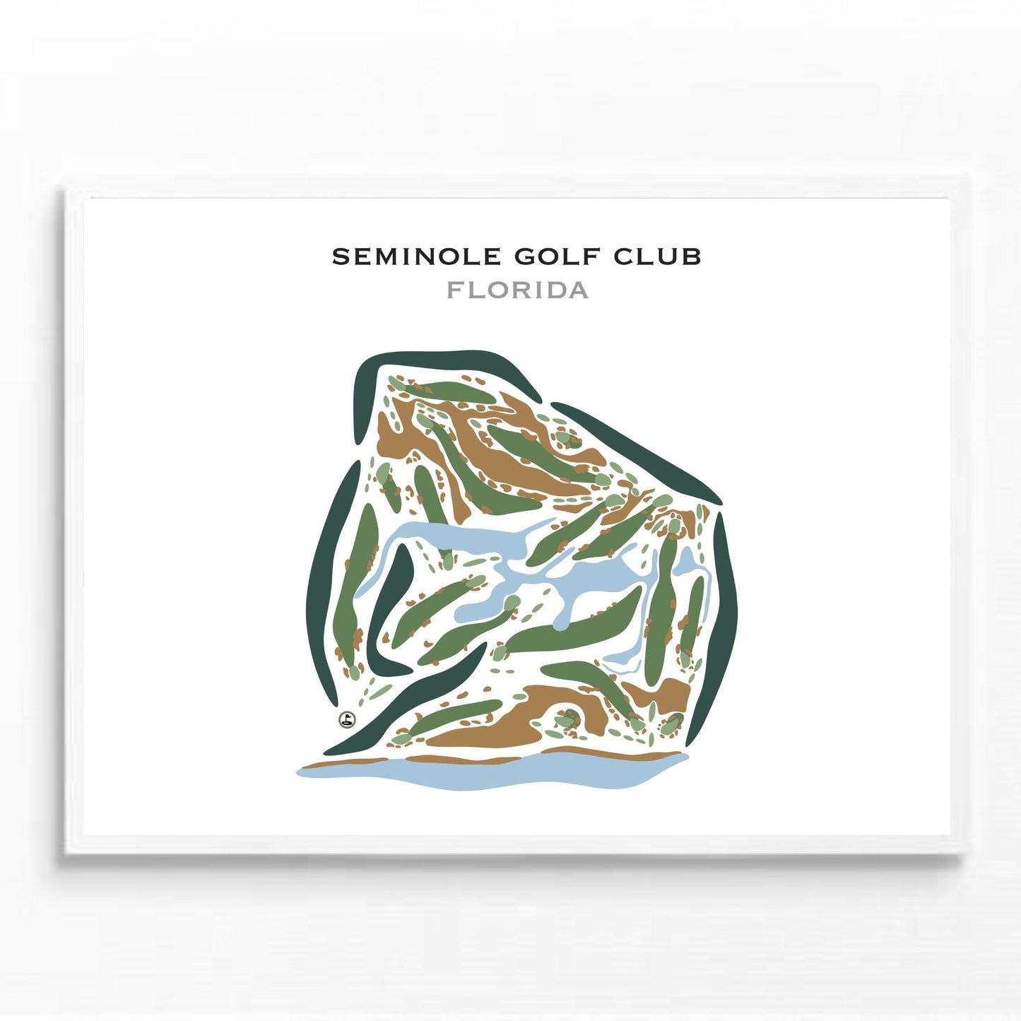 Seminole Golf Club, Florida (Landscape) - Printed Golf Courses