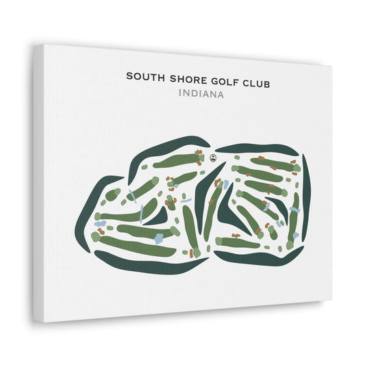 South Shore Golf Club, Indiana - Printed Golf Courses