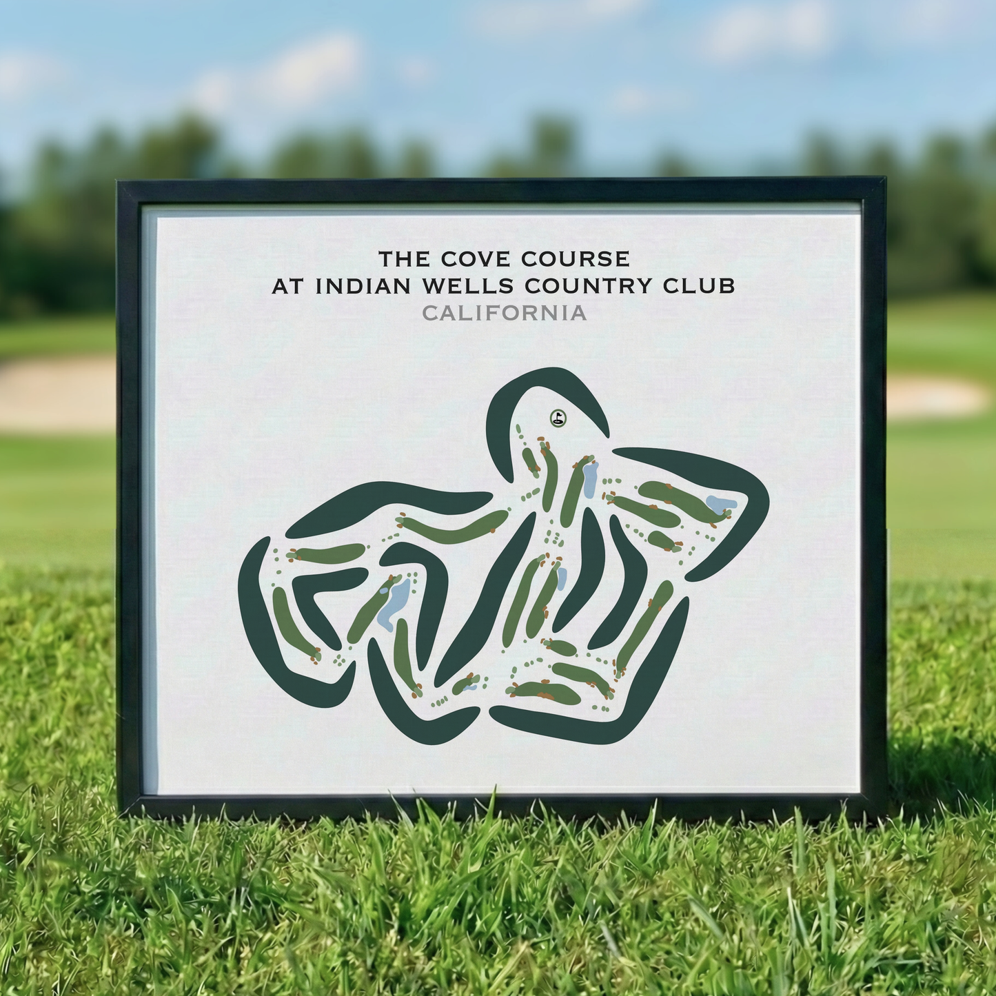 The Cove Course at Indian Wells Country Club, California - Printed Golf Courses