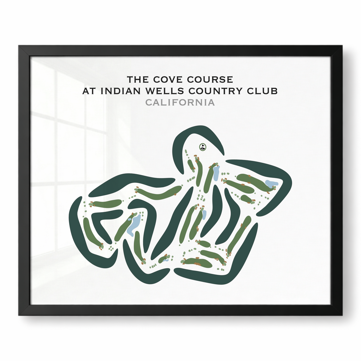 The Cove Course at Indian Wells Country Club, California - Printed Golf Courses