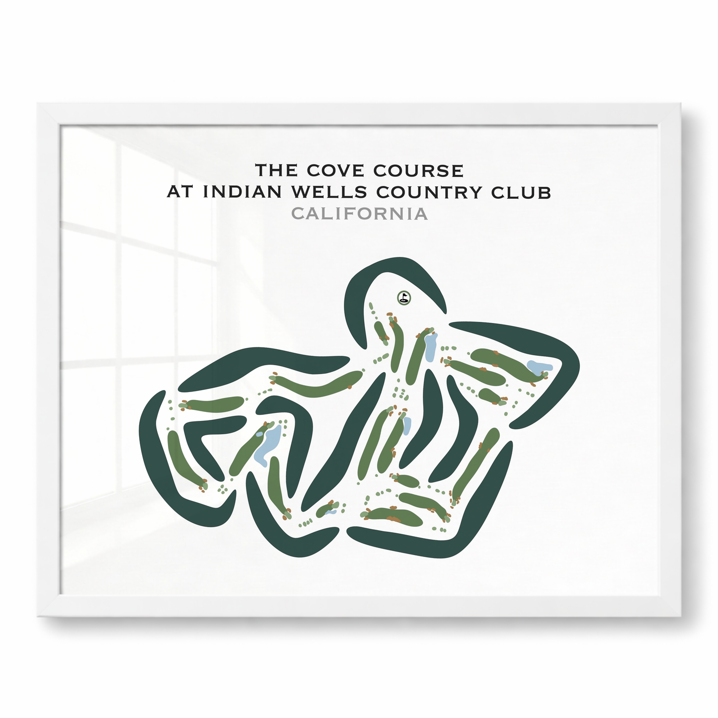The Cove Course at Indian Wells Country Club, California - Printed Golf Courses