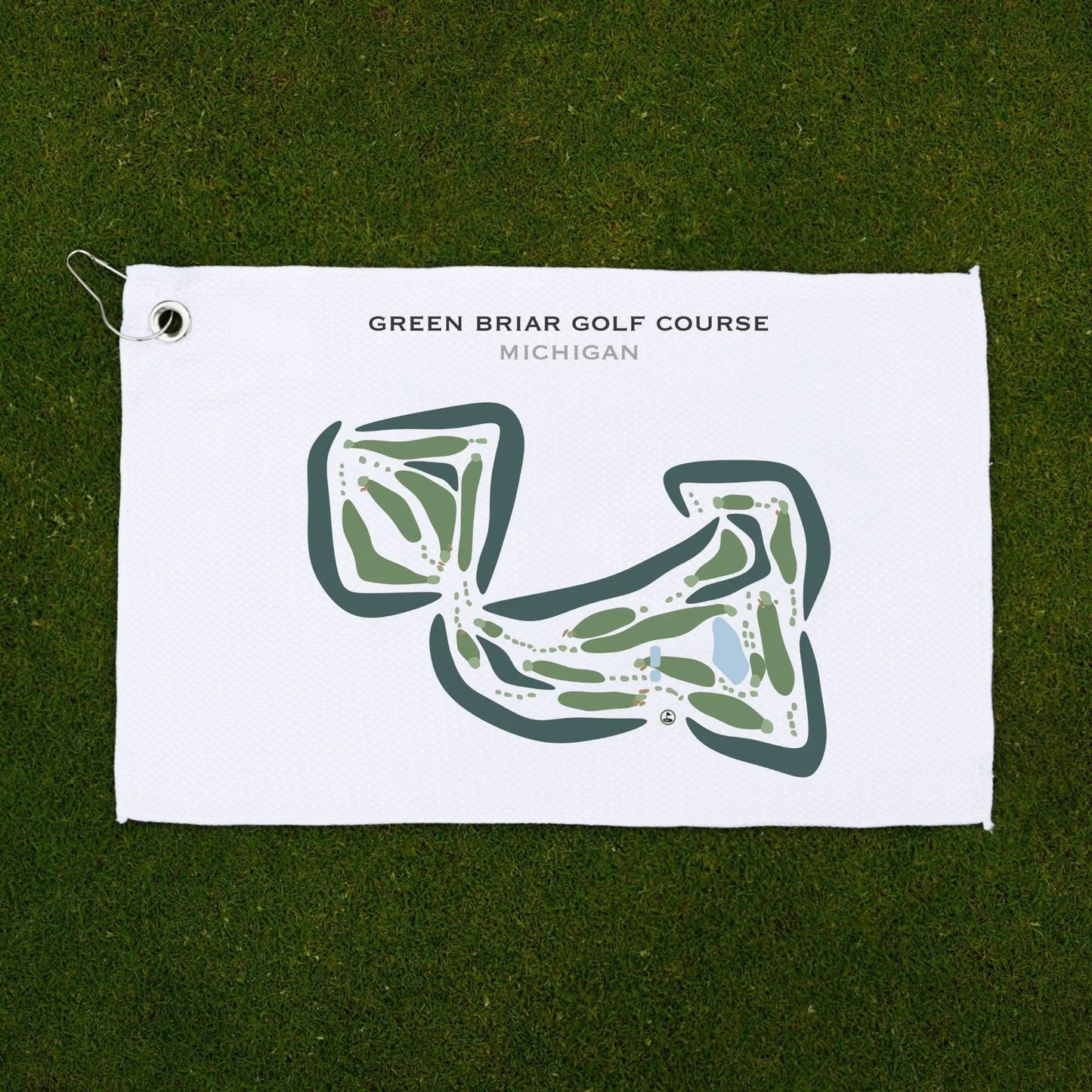 Green Briar Golf Course, Michigan - Printed Golf Courses