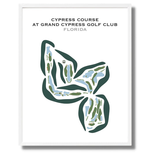 Cypress Course at Grand Cypress Golf Club, Florida - Printed Golf Courses