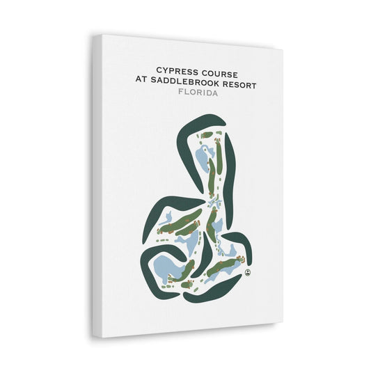Cypress Course at Saddlebrook Resort, Florida - Printed Golf Courses