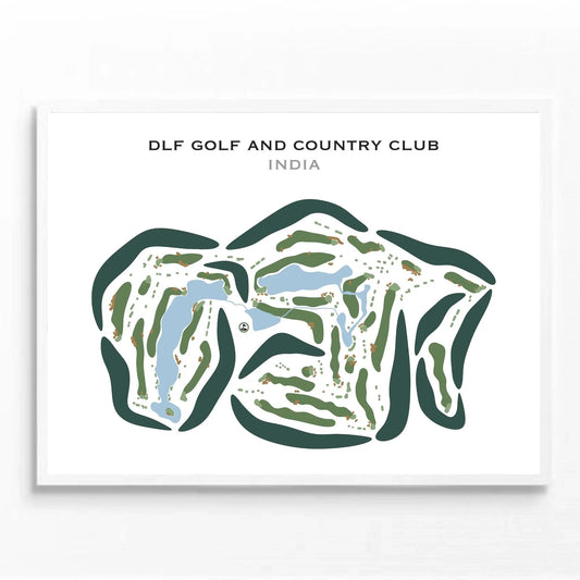 DLF Golf and Country Club, India - Printed Golf Courses