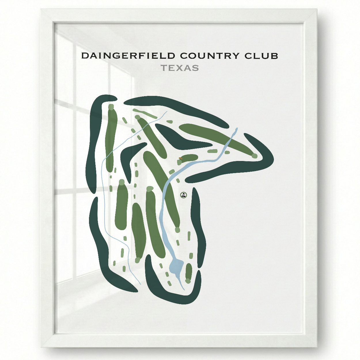 Daingerfield Country Club, Texas - Printed Golf Courses