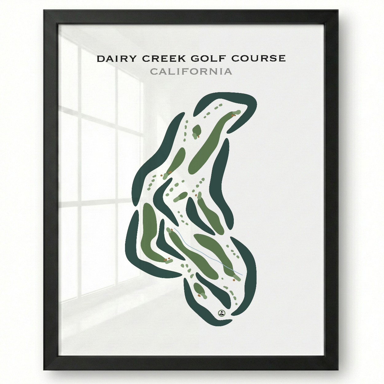 Dairy Creek Golf Course, California - Printed Golf Courses