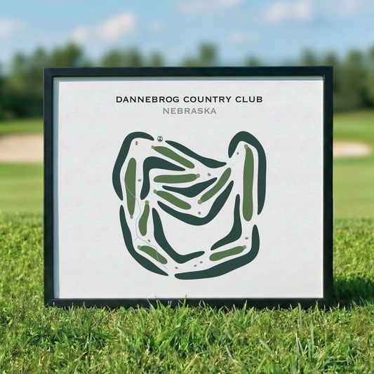 Dannebrog Country Club, Nebraska - Printed Golf Courses
