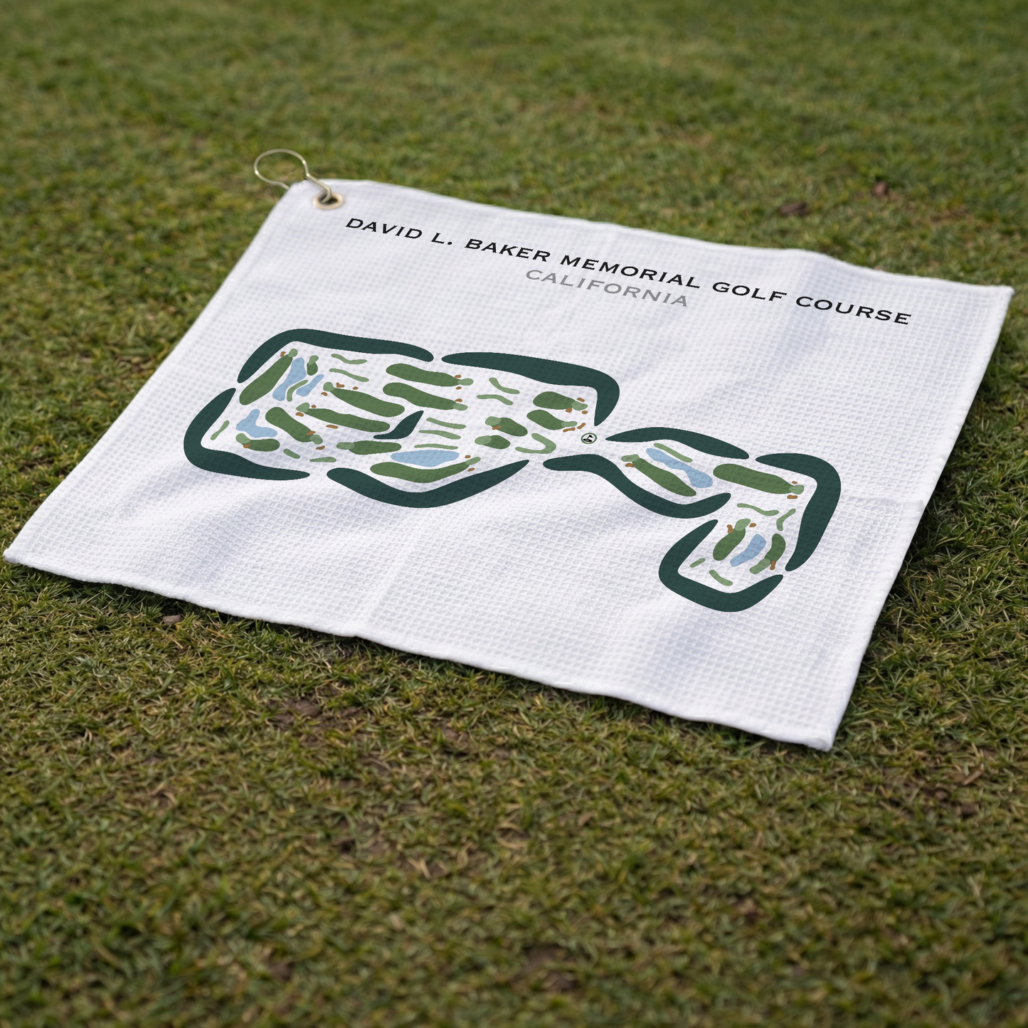 David L. Baker Memorial Golf Course, California - Printed Golf Courses