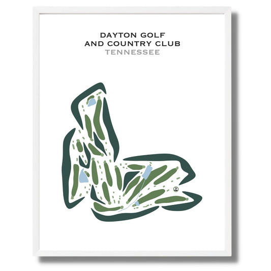 Dayton Golf & Country Club, Tennessee - Printed Golf Courses