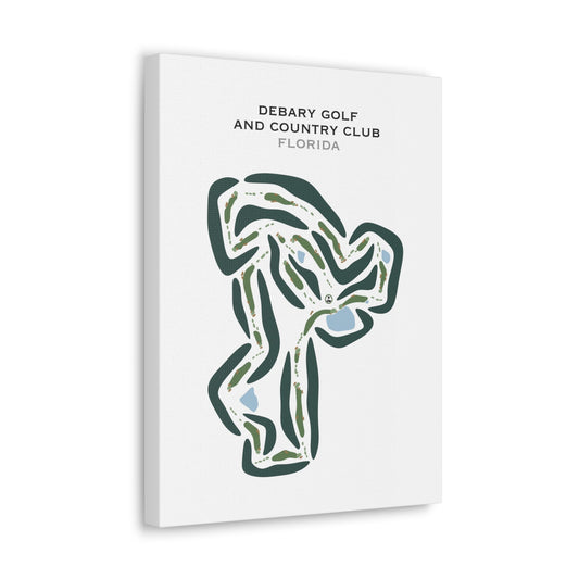 DeBary Golf & Country Club, Florida - Printed Golf Course