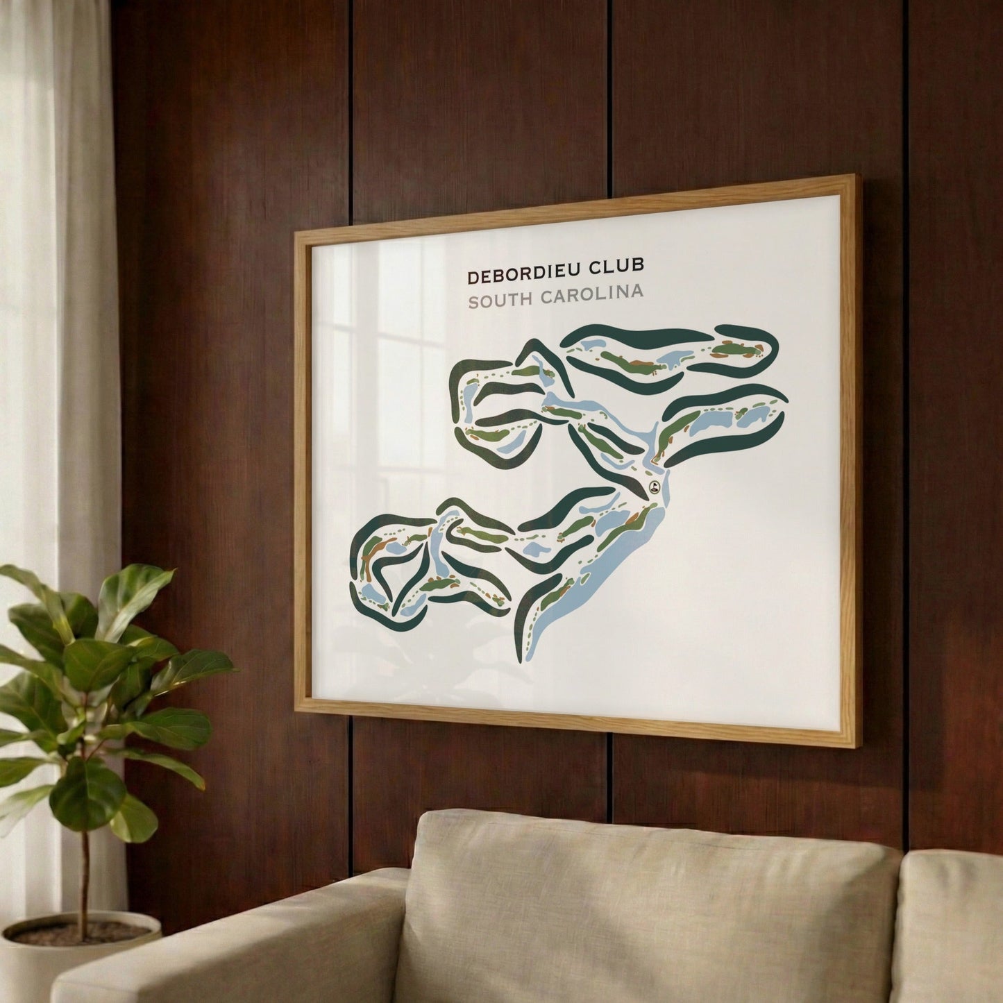 DeBordieu Club, South Carolina - Printed Golf Courses