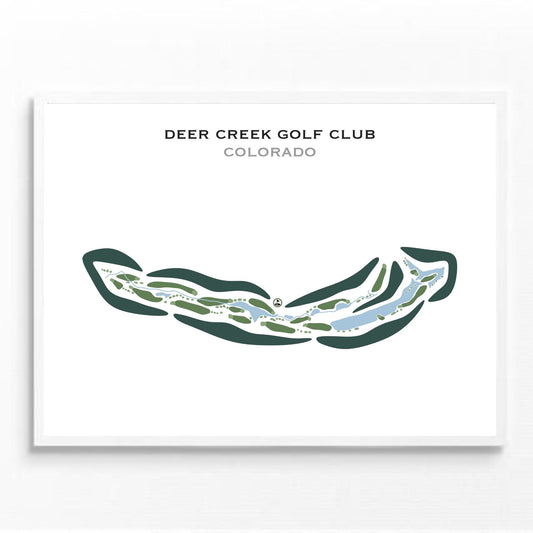 Deer Creek Golf Club, Colorado - Printed Golf Courses