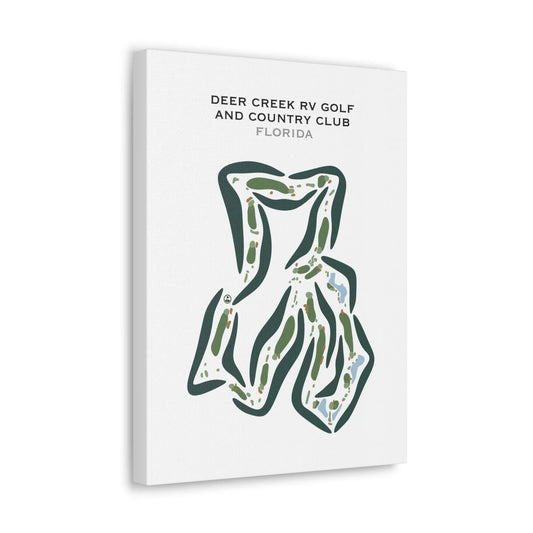 Deer Creek RV Golf & Country Club, Florida - Printed Golf Courses
