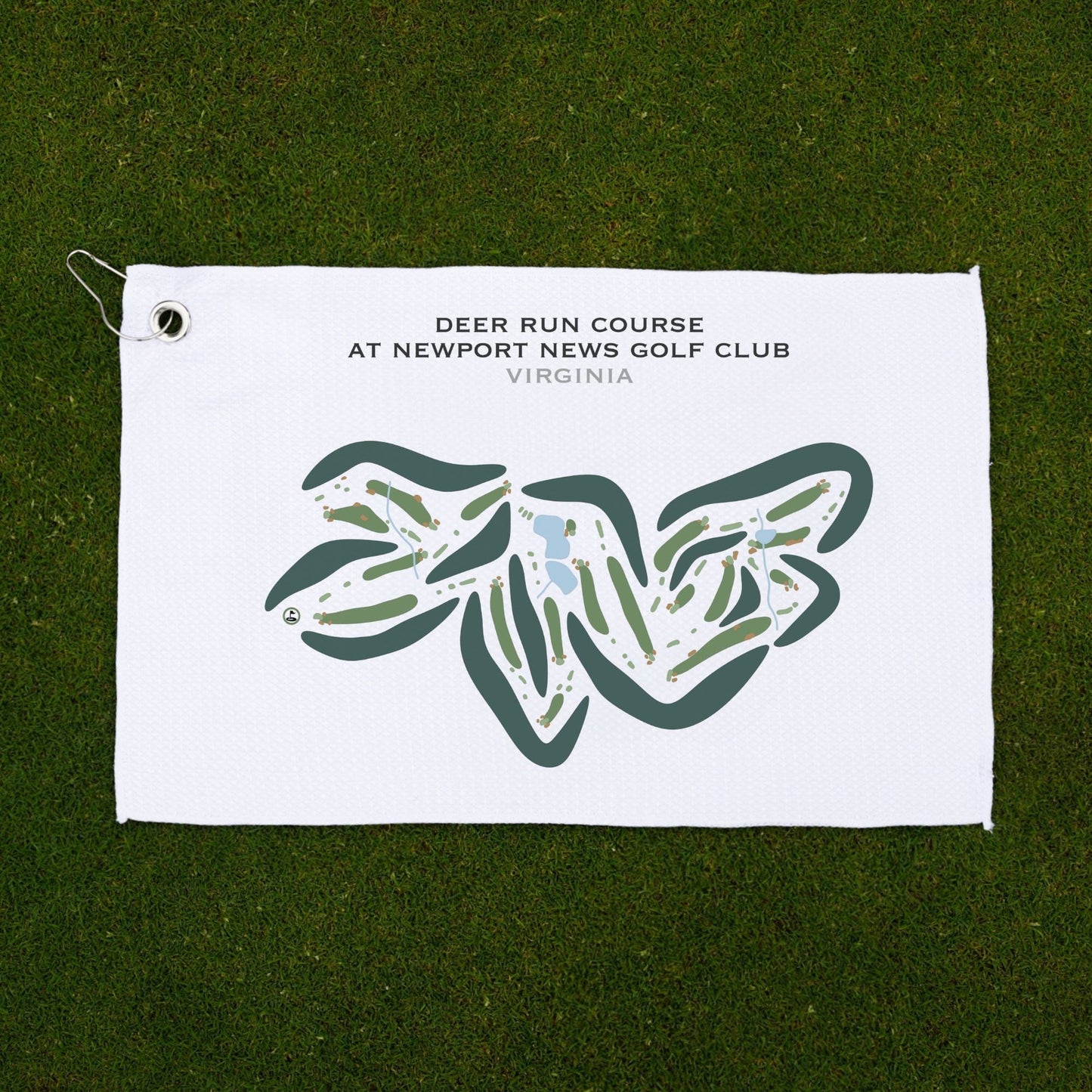 Deer Run Course at Newport News Golf Club, Virginia - Printed Golf Courses