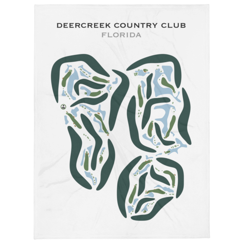 Deercreek Country Club, Florida - Printed Golf Courses