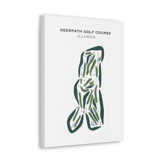Deerpath Golf Course, Illinois - Printed Golf Courses