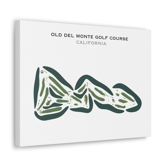 Old Del Monte Golf Course, California - Printed Golf Courses