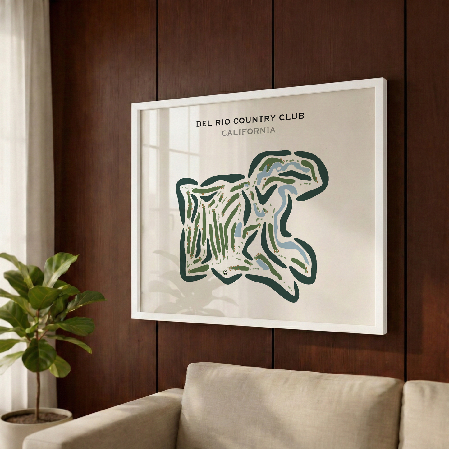 Del Rio Country Club, California - Printed Golf Courses