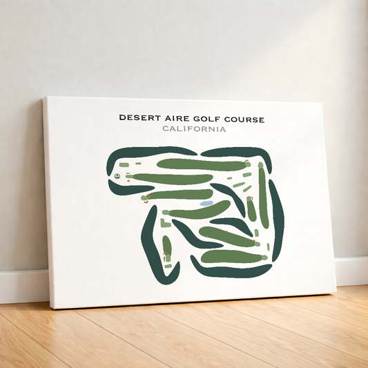 Desert Aire Golf Course, California - Printed Golf Courses