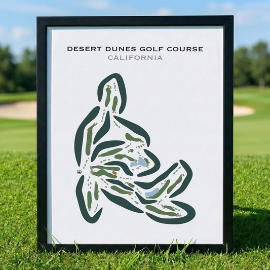 Desert Dunes Golf Course, California - Printed Golf Courses