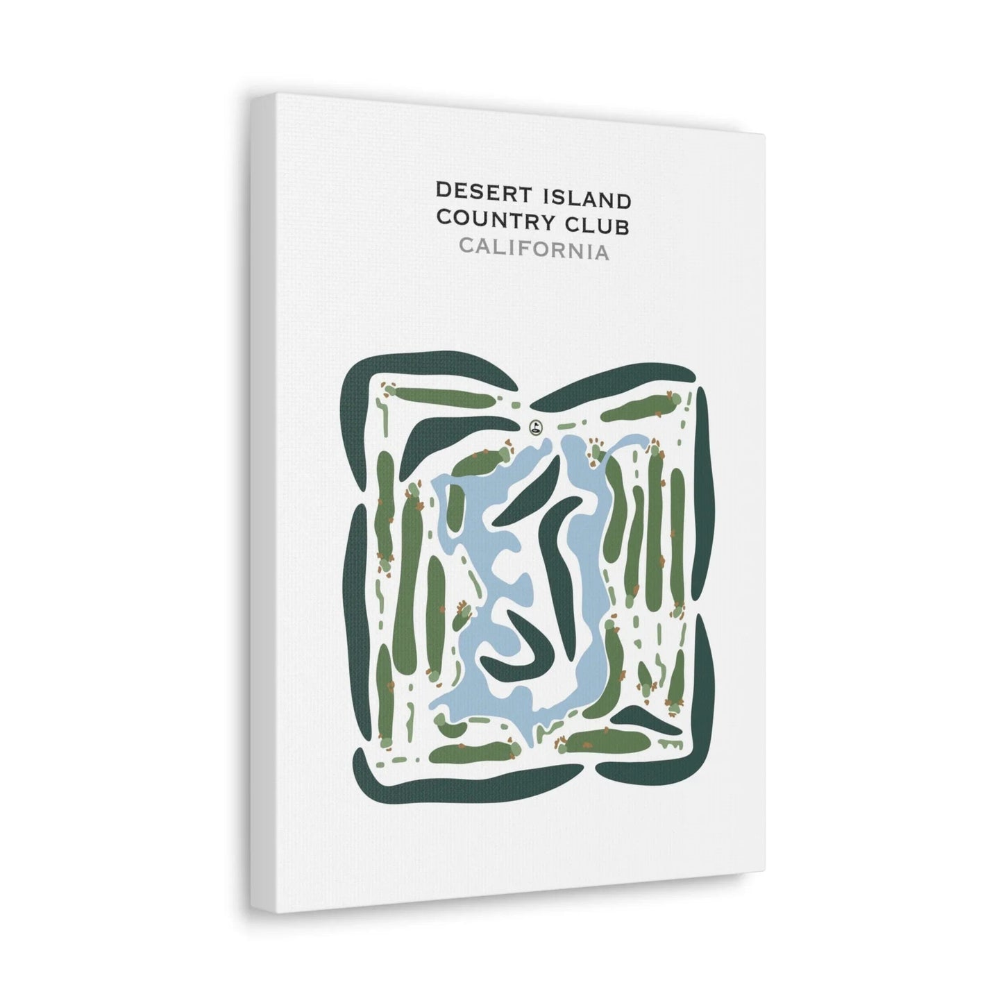 Desert Island Country Club, California - Printed Golf Courses