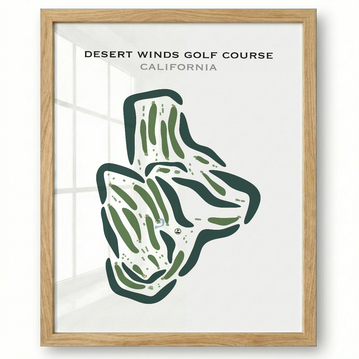 Desert Winds Golf Course, California - Printed Golf Courses