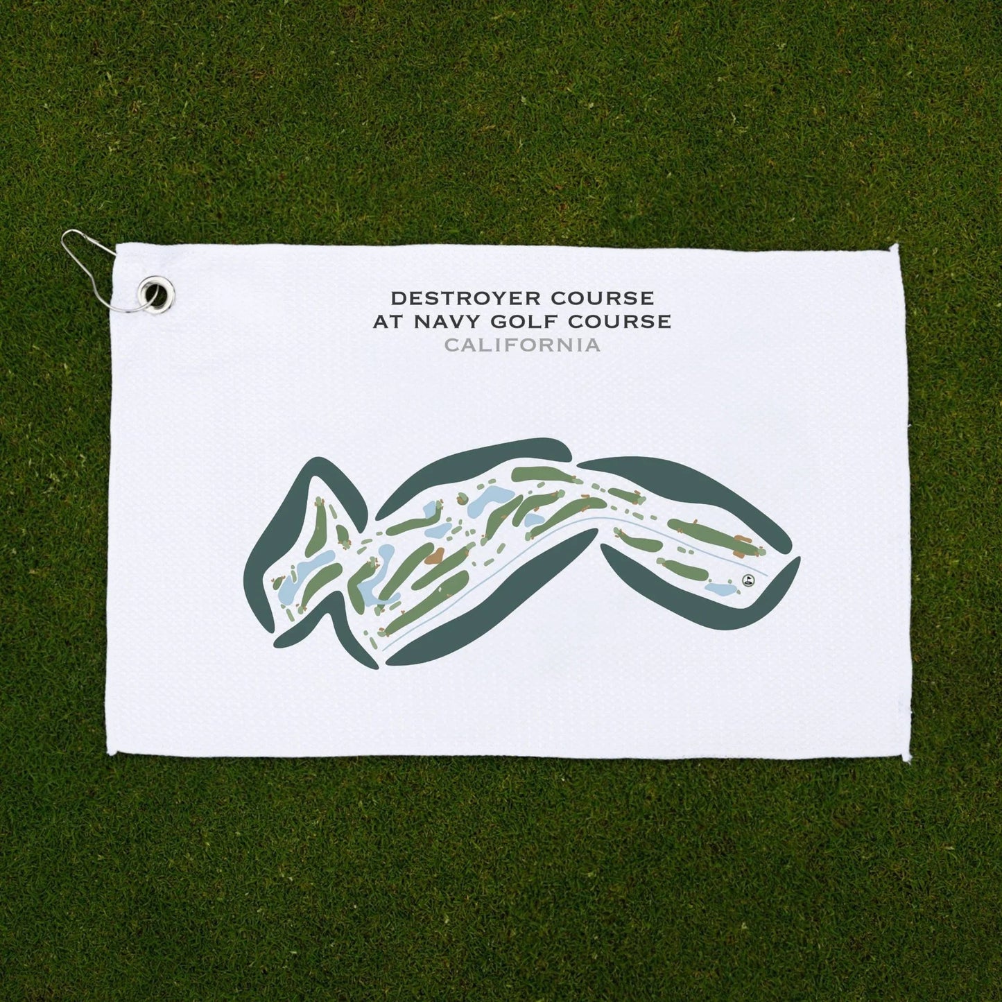 Destroyer Course at Navy Golf Course, California - Printed Golf Courses