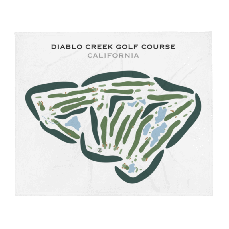 Diablo Creek Golf Course, California - Printed Golf Courses