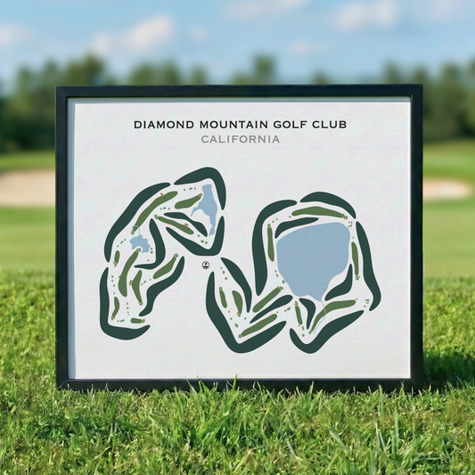 Diamond Mountain Golf Club, California - Printed Golf Courses