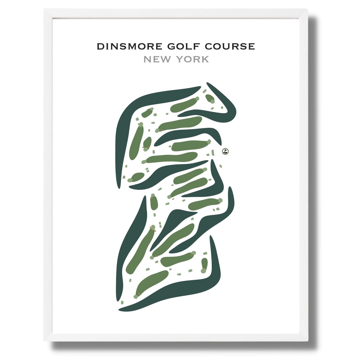 Dinsmore Golf Course, New York - Printed Golf Courses