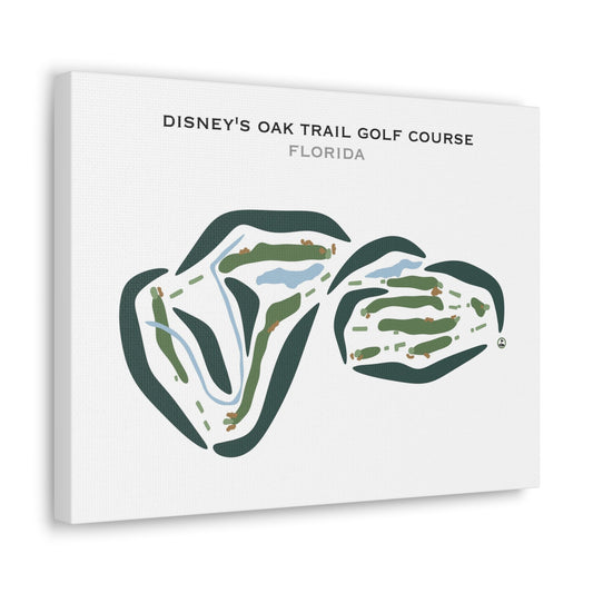 Disney's Oak Trail Golf Course, Florida - Printed Golf Courses