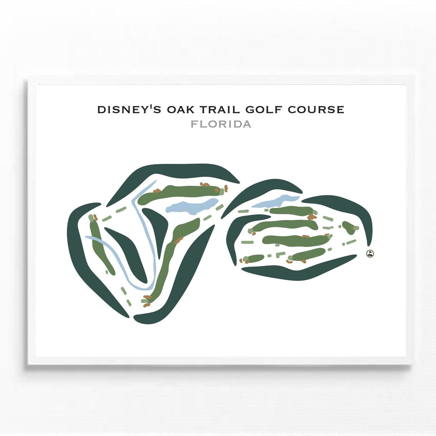 Disney's Oak Trail Golf Course, Florida - Printed Golf Courses