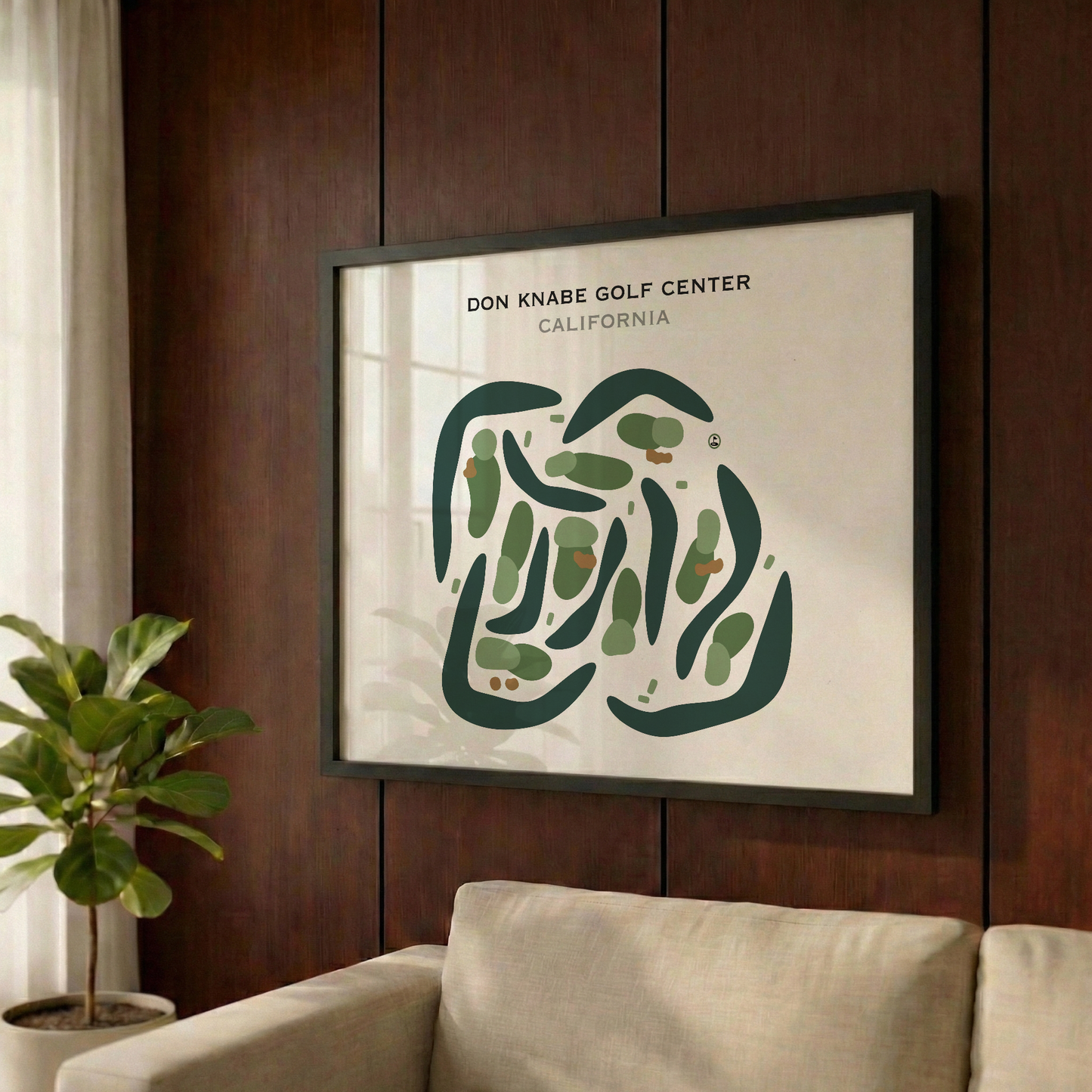 Don Knabe Golf Center, California - Printed Golf Courses