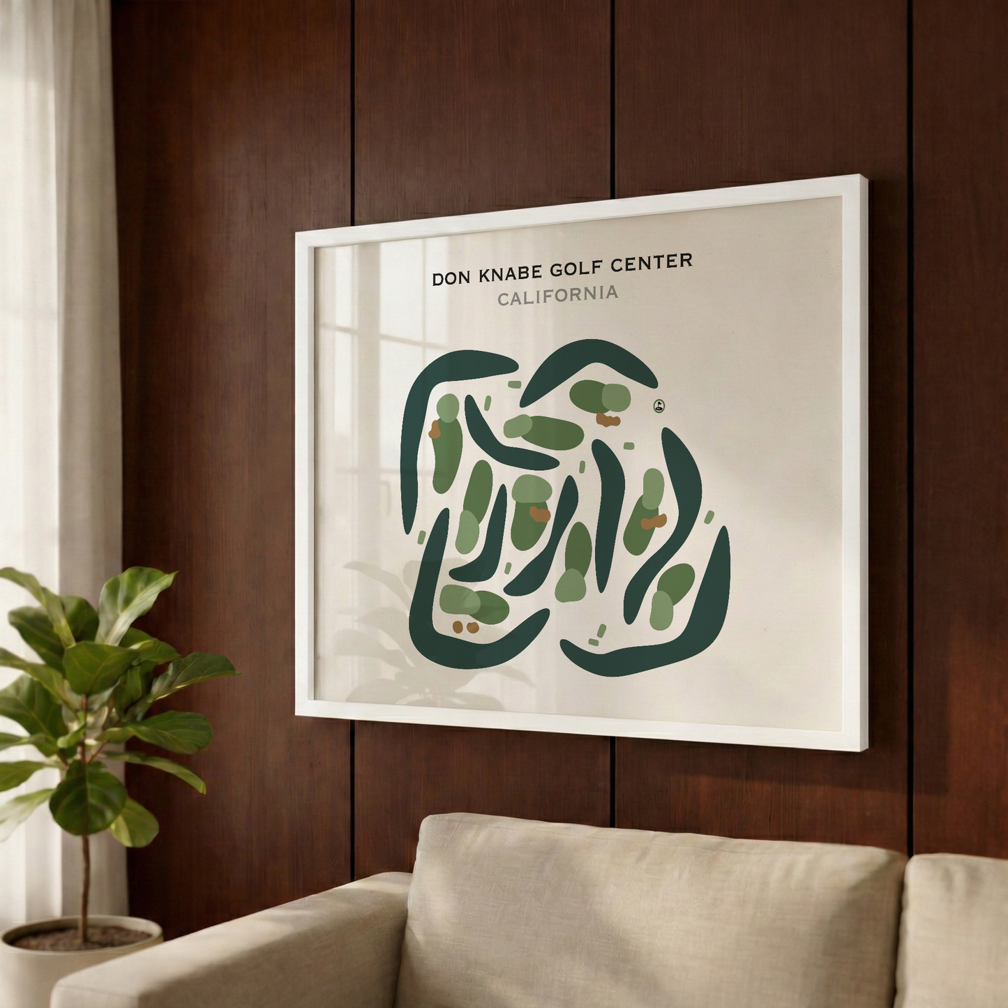Don Knabe Golf Center, California - Printed Golf Courses
