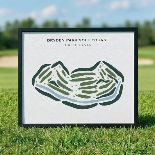Dryden Park Golf Course, California - Printed Golf Courses