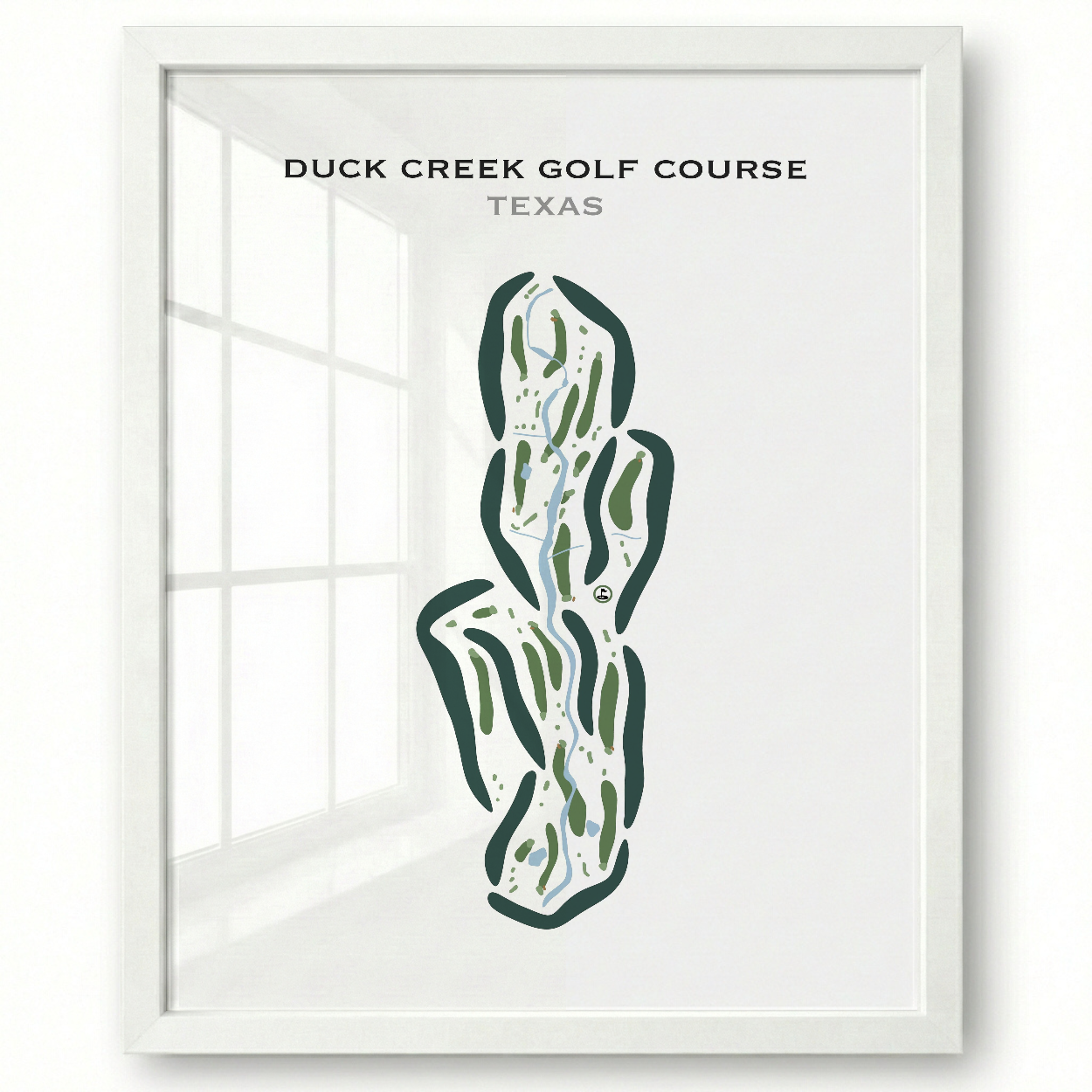 Duck Creek Golf Course, Texas - Printed Golf Courses